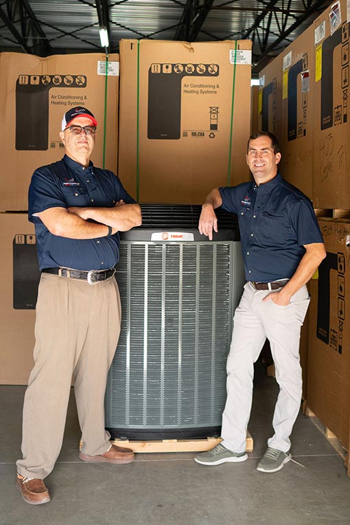 Performance Heat and Air Owners with AC units around them
